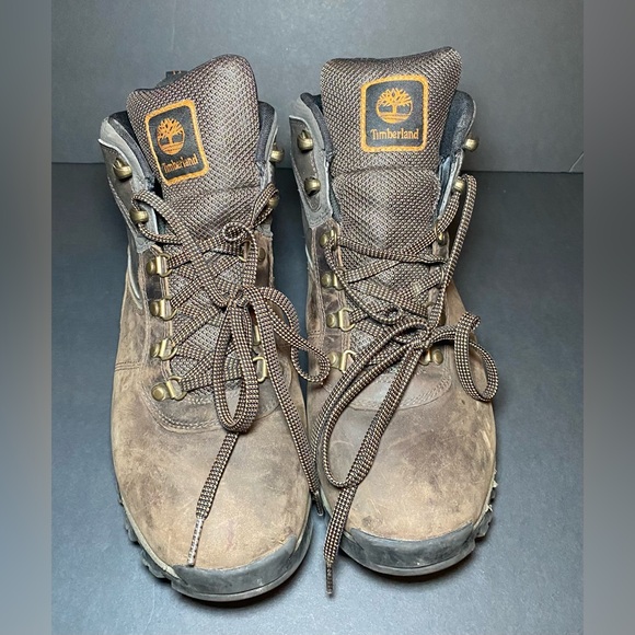 Timberland 2730R Mens Brown Lace Up Round Toe Ankle Hiking Boots Size US 12 - Picture 1 of 7